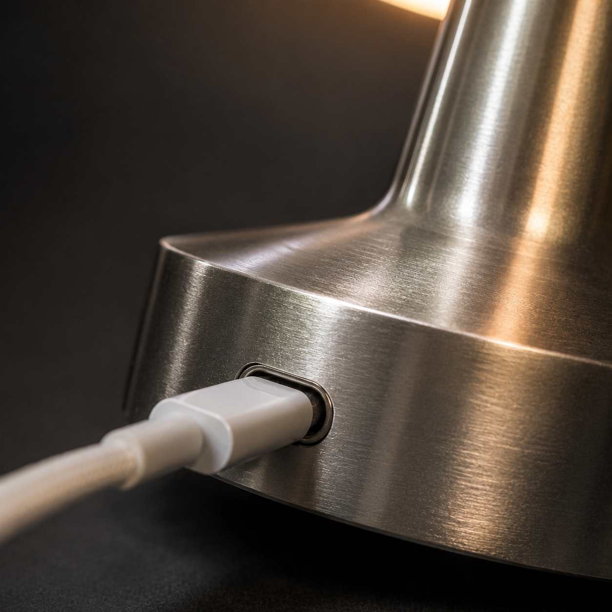 Velador LED Táctil Recargable USB-C — 3 Tonos de Luz